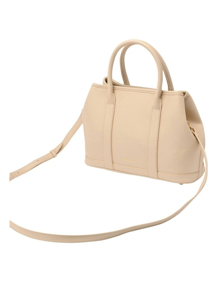 Edith Tote Bag In Cream 4 Edith Tote Bag In Cream - Image 4