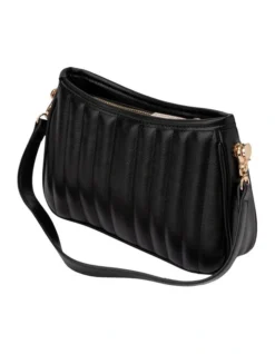 Leona Quilted Shoulder Bag In Black -Myer Clothing Shop 958719430 5 720x928