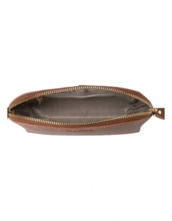 Shell Leather Coin Wallet In Brown 6 Shell Leather Coin Wallet In Brown -Myer Clothing Shop 958722220 3 720x928