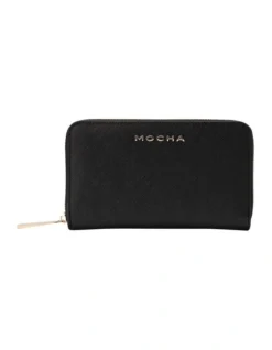 Kristin Leather Wallet In Black
