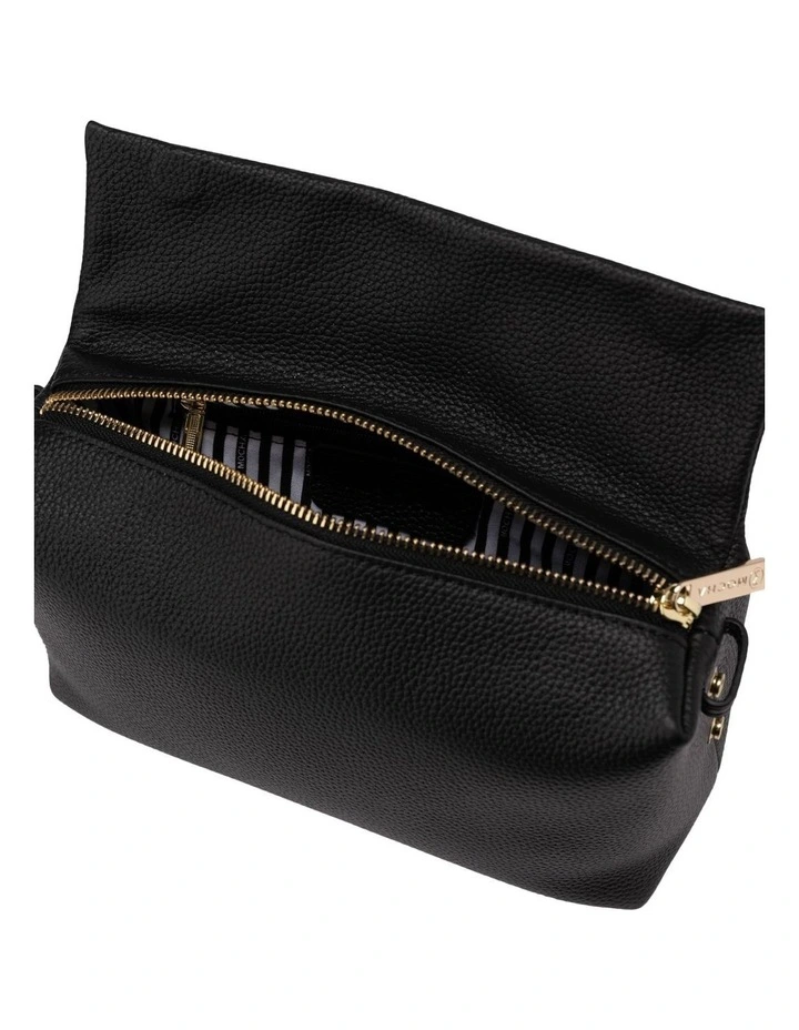 Lidia Leather Boston Bag In Black 3 Lidia Leather Boston Bag In Black - Image 3