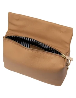 Lidia Leather Boston Bag In Taupe -Myer Clothing Shop 958723570 3 720x928