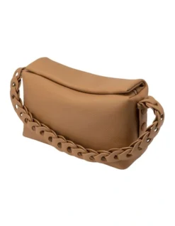 Lidia Leather Boston Bag In Taupe -Myer Clothing Shop 958723570 4 720x928