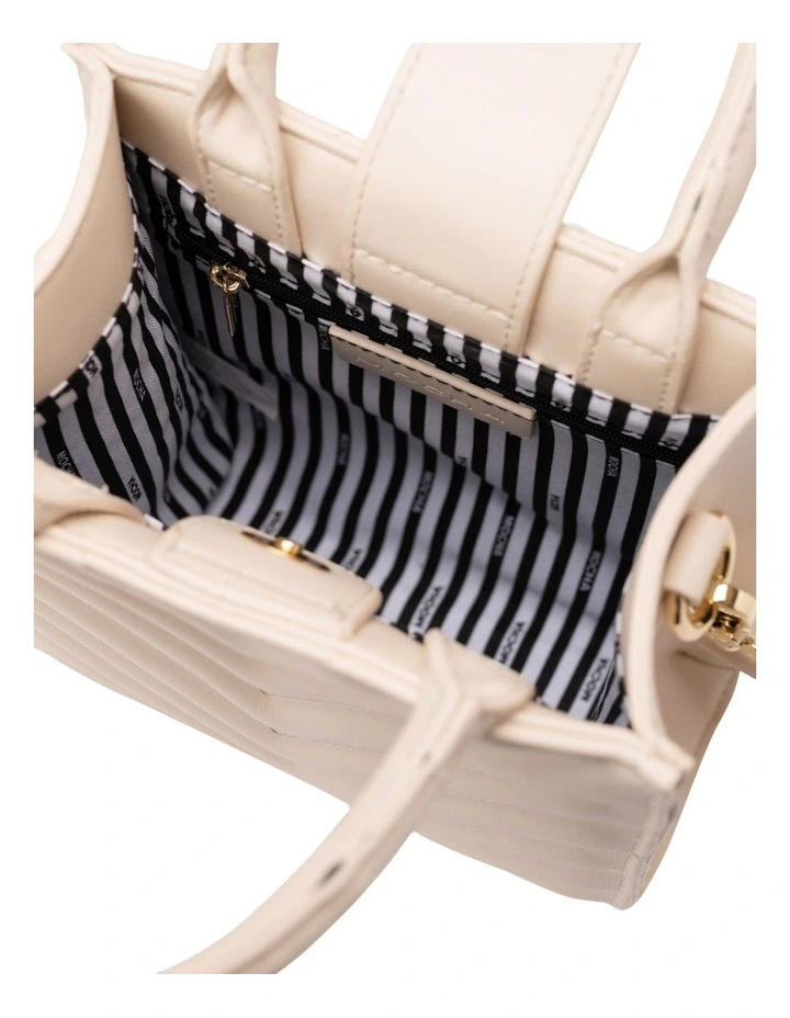 Nina Mini Tote In Cream 3 Nina Mini Tote In Cream - Image 3