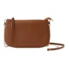 Fanta Small Leather Crossbody Bag In Brown