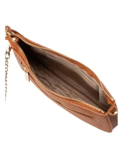 Fanta Small Leather Crossbody Bag In Brown -Myer Clothing Shop 958726900 3 720x928