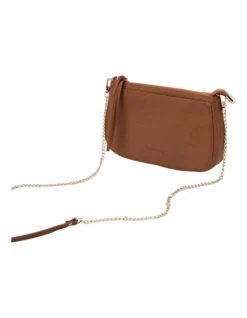 Fanta Small Leather Crossbody Bag In Brown -Myer Clothing Shop 958726900 4 720x928