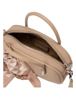 Laney Leather Mini Top Handle Bag In Beige -Myer Clothing Shop 958728070 3 720x928