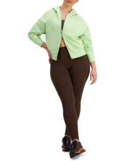 Bonds Move Double Zip Hoodie In Green -Myer Clothing Shop 958756060 958751650 3 720x928