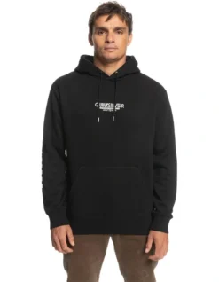 Quiksilver Omni Check Hoodie In Black