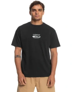 Quiksilver Quik International Short Sleeve Tee T-Shirt In Black