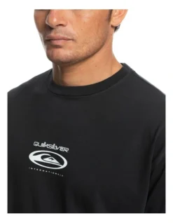 Quiksilver Quik International Short Sleeve Tee T-Shirt In Black -Myer Clothing Shop 959059630 4 720x928