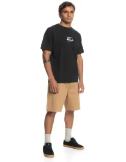 Quiksilver Quik International Short Sleeve Tee T-Shirt In Black -Myer Clothing Shop 959059630 5 720x928