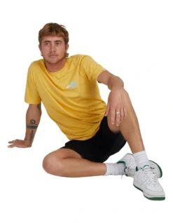 Quiksilver Rocky Trail Short Sleeve T-Shirt In Ochre -Myer Clothing Shop 959120200 4 720x928