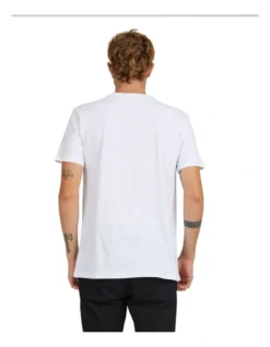 Quiksilver Omni Check Short Sleeve T-Shirt In White -Myer Clothing Shop 959121010 3 720x928