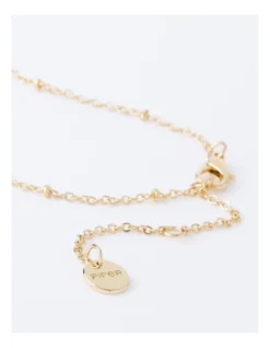 Fine Charm Necklace In Gold/Olive -Myer Clothing Shop 959144680 5 720x928