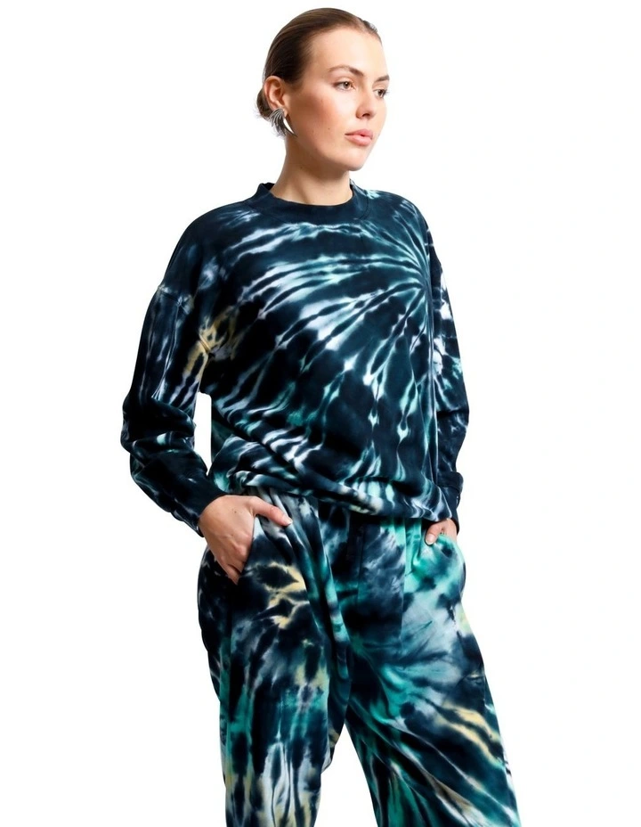 Voodoo Tie Dye Sweatshirt In Multi 4 Voodoo Tie Dye Sweatshirt In Multi - Image 4