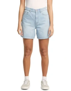 Hi Wide Short In Light Blue