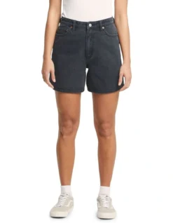 Hi Wide Short In Black