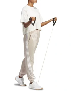 ADIDAS TRAINICONS 3-Stripes Woven Joggers In Beige -Myer Clothing Shop 959572990 3 720x928