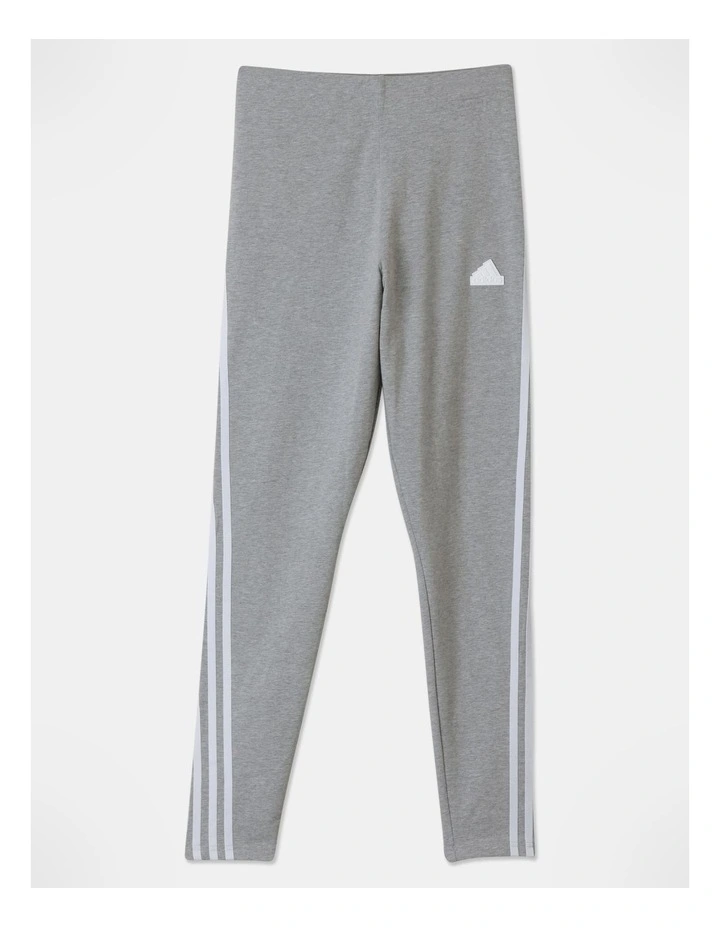 ADIDAS Future Icons 3-Stripes Leggings In Grey 1 ADIDAS Future Icons 3-Stripes Leggings In Grey