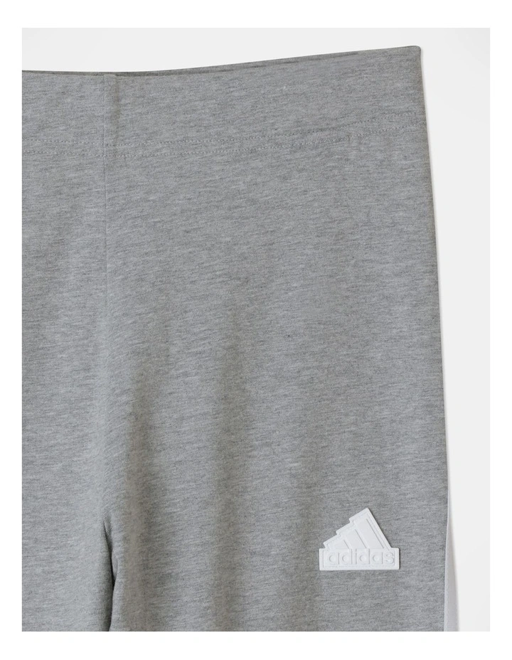 ADIDAS Future Icons 3-Stripes Leggings In Grey 2 ADIDAS Future Icons 3-Stripes Leggings In Grey - Image 2