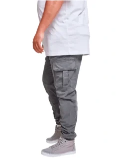URBAN CLASSICS Cuffed Cargo Jogging Pants In Dark Grey -Myer Clothing Shop 959637700 3 720x928
