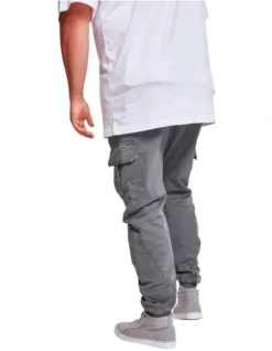 URBAN CLASSICS Cuffed Cargo Jogging Pants In Dark Grey -Myer Clothing Shop 959637700 4 720x928