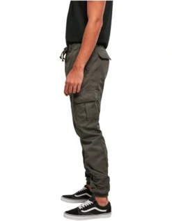 URBAN CLASSICS Cuffed Cargo Jogging Pants In Magnet -Myer Clothing Shop 959638330 3 720x928