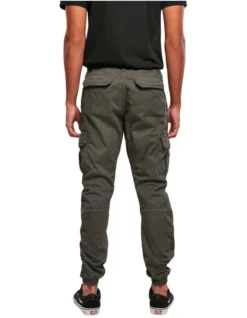 URBAN CLASSICS Cuffed Cargo Jogging Pants In Magnet -Myer Clothing Shop 959638330 4 720x928