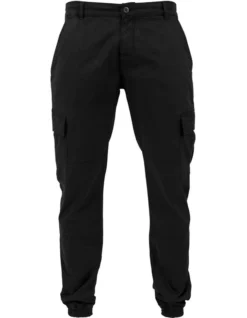 URBAN CLASSICS Washed Cargo Twill Jogging Pants In Black 13 URBAN CLASSICS Washed Cargo Twill Jogging Pants In Black -Myer Clothing Shop 959638510 7 720x928