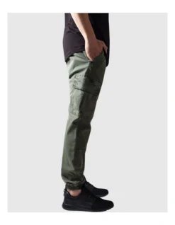 URBAN CLASSICS Washed Cargo Twill Jogging Pants In Olive 9 URBAN CLASSICS Washed Cargo Twill Jogging Pants In Olive -Myer Clothing Shop 959638690 3 720x928
