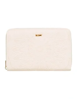 Roxy Magic Happens Zip-Around Wallet In Beige