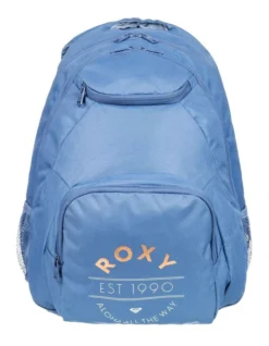 Roxy Shadow Swell Logo 24L Backpack In Blue