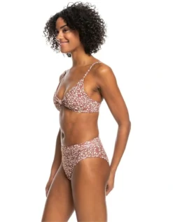 Roxy Rib Love The Surf Knot Rib Knit Bikini Top In Brown -Myer Clothing Shop 960066730 3 720x928