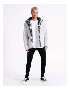 Rigel Reversible Recycled 4 In 1 Puffer Jacket In Grey -Myer Clothing Shop 960256180 5 720x928