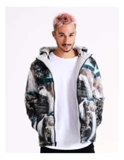 Rigel Reversible Recycled 4 In 1 Puffer Jacket In Grey -Myer Clothing Shop 960256180 7 720x928