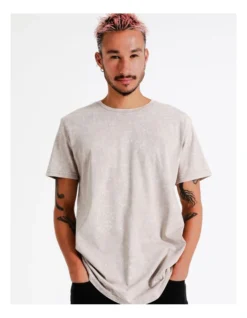 Esperance Acid Wash Tee In Beige -Myer Clothing Shop 960258970 7 720x928