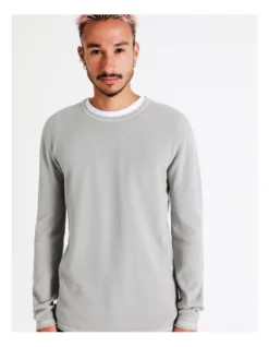 Tomas Textured Knit Pullover In Beige -Myer Clothing Shop 960259510 4 720x928