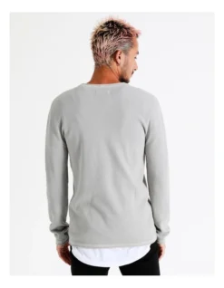 Tomas Textured Knit Pullover In Beige -Myer Clothing Shop 960259510 6 720x928