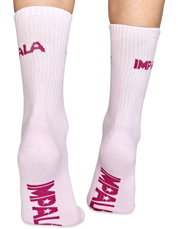 Impala Skate Socks 3-Pack In Muti 2 Impala Skate Socks 3-Pack In Muti - Image 2