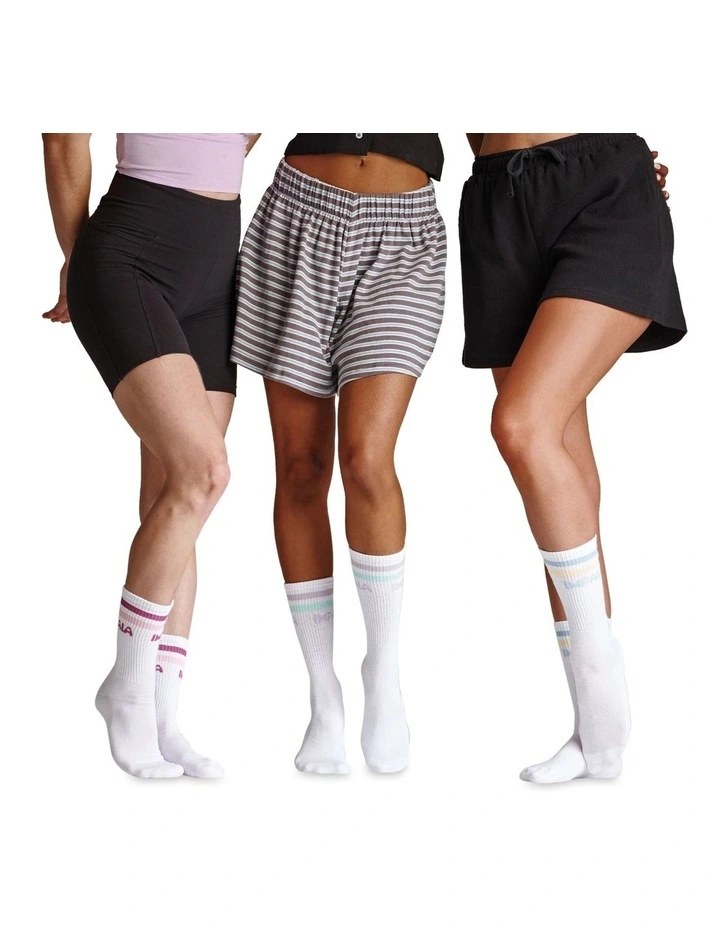 Impala Stripe Socks 3-Pack In Multi 3 Impala Stripe Socks 3-Pack In Multi - Image 3