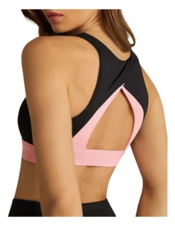 The Club Adjustable Zip Medium Impact Sports Bra In Black 8 The Club Adjustable Zip Medium Impact Sports Bra In Black -Myer Clothing Shop 960386860 4 720x928
