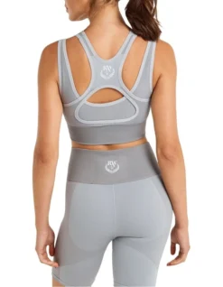 Sorority Medium Impact Sports Bra In Grey -Myer Clothing Shop 960388030 3 720x928