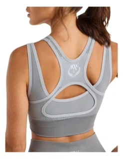 Sorority Medium Impact Sports Bra In Grey -Myer Clothing Shop 960388030 4 720x928