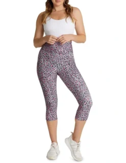 Speed Pocket 3/4 Tights Pink Cheetah -Myer Clothing Shop 960389470 5 720x928