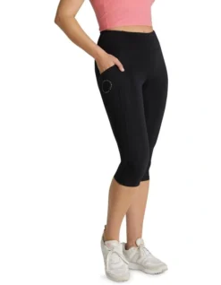 Blaze Pocket 3/4 Tights In Black