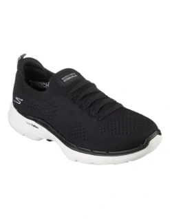 Skechers Go Walk 6 Sneaker In Black