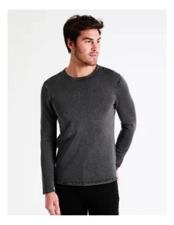 Cole Crew Pullover In Charcoal -Myer Clothing Shop 960772060 5 720x928