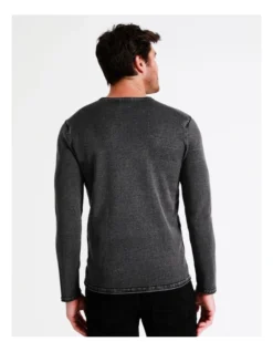 Cole Crew Pullover In Charcoal -Myer Clothing Shop 960772060 6 720x928